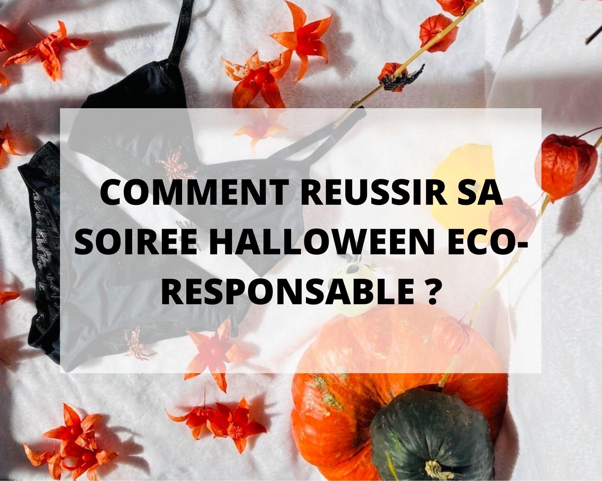 Comment réussir sa soirée Halloween eco-responsable ?