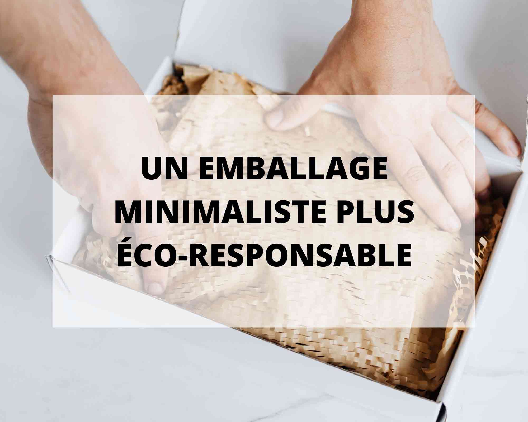 Sans Prétention, lingerie éco-responsable et made in France a choisi un emballage minimaliste plus éco-responsable